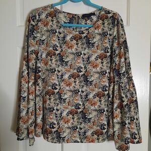 Floral Print Women's Top